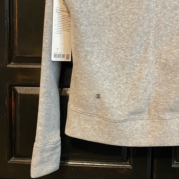 Lululemon Go Forward Pullover Fleece • Heathered Core Light Grey - Picture 3 of 6